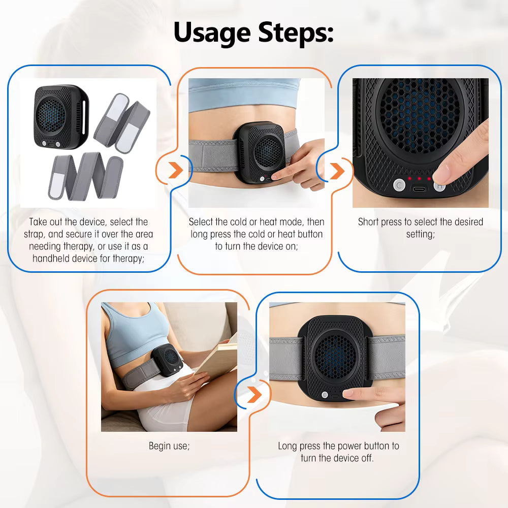2-in-1 Cordless Hot & Cold Compress Machine with Intelligent Temperature Control