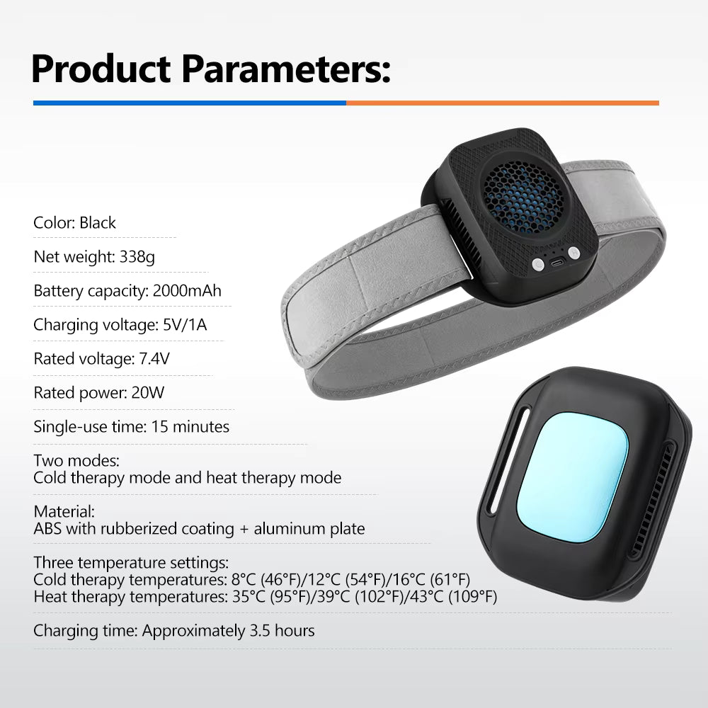 2-in-1 Cordless Hot & Cold Compress Machine with Intelligent Temperature Control