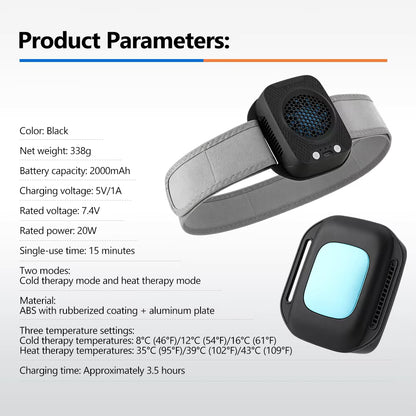 2-in-1 Cordless Hot & Cold Compress Machine with Intelligent Temperature Control