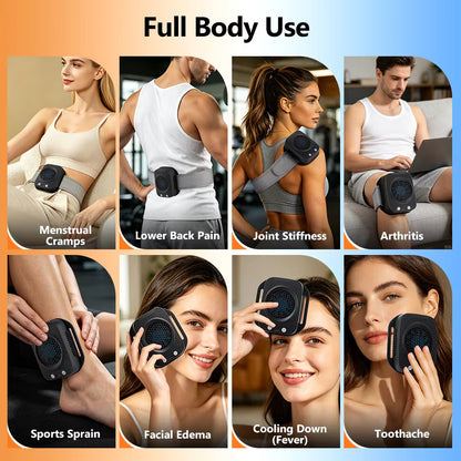 2-in-1 Cordless Hot & Cold Compress Machine with Intelligent Temperature Control