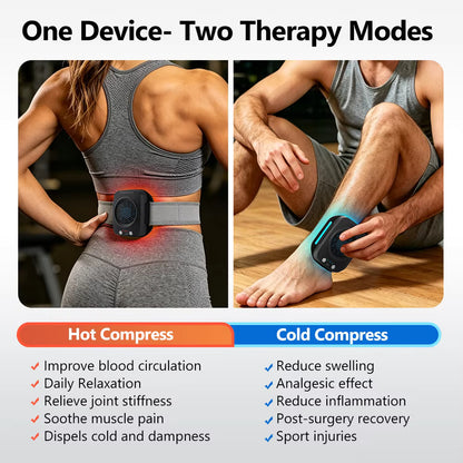2-in-1 Cordless Hot & Cold Compress Machine with Intelligent Temperature Control