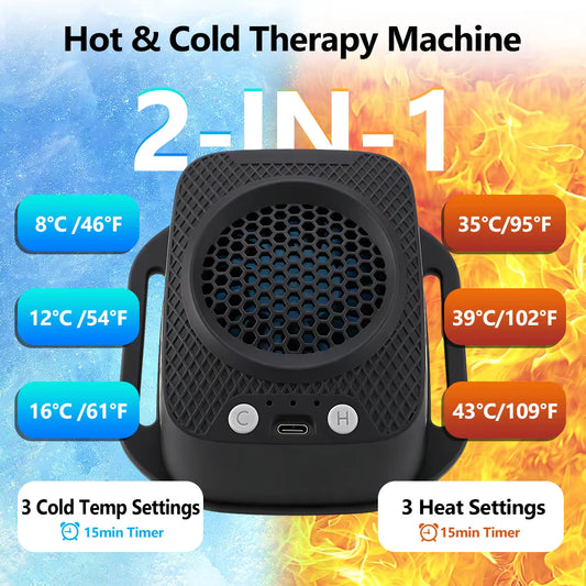 2-in-1 Cordless Hot & Cold Compress Machine with Intelligent Temperature Control